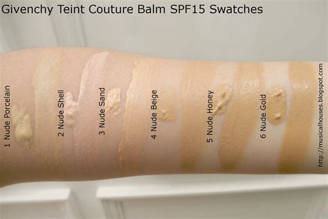 givenchy teint couture blurring foundation balm swatches|givenchy teint couture foundation.